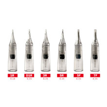Professional Permanent Makeup Cartridge Needles 1R/D1R/3RL/5RL/5F/7F Disposable Sterilized Tattoo Pen Machine Needles Tips 2024 - buy cheap