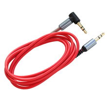 3.5mm 90 degree right angle audio cable  jack 3.5mm aux cable for Phone car headphone  speaker aux cord MP3/4 2024 - buy cheap