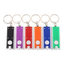 2pcs Mini Keychain ABS Torch Small Pocket Flashlight Camping Safety Portable LED Light 2024 - buy cheap