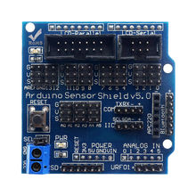 Glyduino Sensor Shield V5.0 Sensor Expansion Board for Arduino Electronic Building Blocks of Robot Parts 2024 - buy cheap