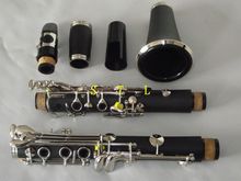 Excellent clarinet Bb ebonite 18 KEYS good technique 2024 - buy cheap