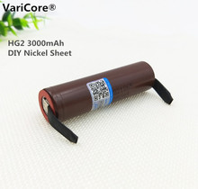 Varicore 2 pcs.. New HG2 18650 3000mAh battery 18650HG2 3.6V discharge 20A,30A. dedicated batteries + DIY Nickel 2024 - buy cheap