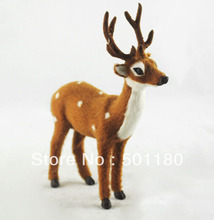 free shipping deer toy artificial deer gift decoration mini deer artificial crafts  animal deer figurine toy 2024 - buy cheap
