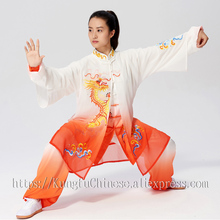 Chinese Taichi clothes Kungfu uniform Martial arts suit Qigong garment Taijiquan costume for women girl children men boy adults 2024 - buy cheap