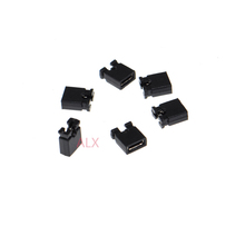 100PCS BLACK JUMPER CAP 2.54MM PITCH Standard PCB Mini Jumper  Short Circuit Cap connector 2024 - buy cheap