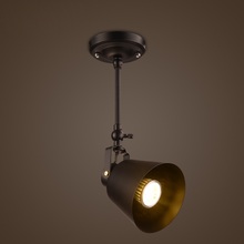Vintage Loft chandelier 1/2/3/4 heads Creative Loft Track Lamp cloth shop coffee bar Lighting fixture 2024 - buy cheap