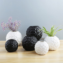 Скандинавский современный минималистичный белый керамический гидропонный ваза для гостиной сушеные цветы для украшения дома 2024 - купить недорого