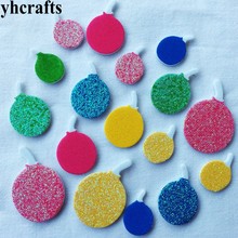 60PCS/LOT,Glitter balloon foam stickers Scrapbooking kit Early learning educational toys Kindergarten craft diy toys OEM 2024 - buy cheap