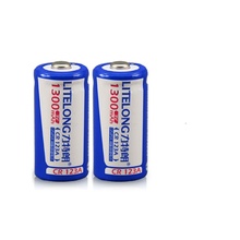 2PCS CR123A rechargeable lithium battery 3V lithium camera battery 16340 batteries 1300mah 2024 - buy cheap