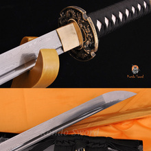 Folded Steel Full Tang Blade Dragon Tsuba Japanese Samurai Sword Katana Swords 2024 - buy cheap