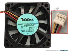 Вентилятор охлаждения сервера Nidec D05X-12TM 36B, постоянный ток 12 В, 0,10 А, 50x50x10 мм, 3 провода 2024 - купить недорого