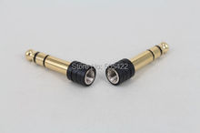 500pcs/lot 6.35mm Male Plug to 3.5mm Female Jack With Screw thread Audio Adapter 2024 - buy cheap