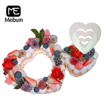 Meibum PET Plastic Cake Mold Heart Valentine's Day Wedding Party Cream Mousse Dessert Mould Decorating Tools  Baking Accessories 2024 - buy cheap