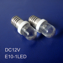 Luz led de señal E10 de alta calidad, Bombilla E10 de 12v, lámpara piloto E10, luz E10 de 12v, 10 unidades por lote 2024 - compra barato