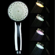 Colorful shower head 7 colors luminous led shower heads romantic lights water home bath 2024 - buy cheap