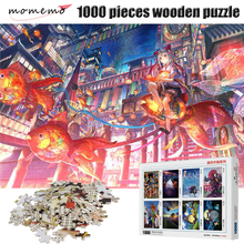 MOMEMO Flying Goldfish Assembling Adult Puzzles 1000 Pieces Jigsaw Puzzle Wooden Puzzle Games Educational Toys Puzzles for Kids 2024 - buy cheap