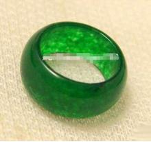 Anillo de piedra verde, nuevo estilo, gran oferta 2024 - compra barato