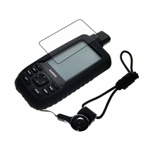 Funda de silicona + correa de cuello con anillo desmontable negro + Protector de pantalla para GPS Garmin GPSMap 66 66S 66ST 2024 - compra barato