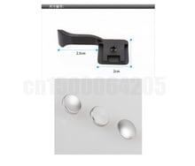 4in1 Sliver Shutter Release button + GRIP THUMBS thumb button Finger buckle F Fuji X-PRO1 X-E2 X-A1 X100 X100S x10 x20 X-M1 X-A1 2024 - buy cheap