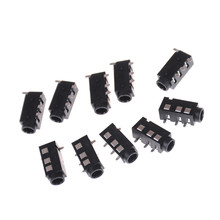 10Pcs/lot PCB Mount PJ-320D 4 Pins SMD 3.5mm Female Headphone Jack Connector Drop Shipping 2024 - buy cheap