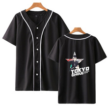 Anime Tokyo Ghoul Ken Baseball Shirt summer tops unisex plus size t shirt short sleeve Baseball Jacket casual t-shirt tops tees 2024 - buy cheap
