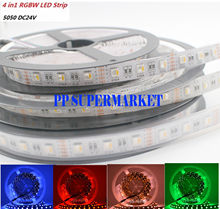 Fita de led, 5m, 60leds/m, smd 5050, rgbw 4 em 1, rgbcw/rgbww, ip30/ip65/ip67 dc12v 2024 - compre barato