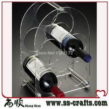 acrylic wine rack wine holder wine bottle holders  5 bottle 2024 - buy cheap