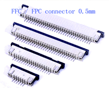 50pcs FFC / FPC connector 0.5mm 4 Pin 5 6 7 8 10 12 14 16 18 20 22 24 26 28 30P Drawer Type Ribbon Flat Connector Top Contact 2024 - buy cheap