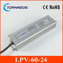 LPV-60-24 waterproof power supply 100~250VAC TO 24V DC 60w power suply 24v 60w LED Strip light ac to dc power supply 2024 - buy cheap