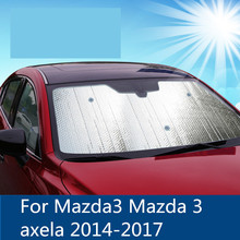 Солнцезащитный козырек для окон, солнцезащитный козырек, солнцезащитный козырек для автомобиля, солнцезащитный козырек для Mazda3 Mazda 3 axela 2014-2018 2024 - купить недорого