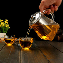 Heat Resistant Glass Teapot for Puer Tea Pot Tie Guanyin tea Black Tea Home Office Coffee Kettle 350ml/550ml/750ml 2024 - buy cheap