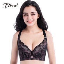 Fikoo mujeres Sexy más tamaño sujetador mariposa belleza espalda D E sujetador Lencería talla grande 46D 48E 2024 - compra barato