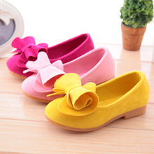 Hot 2019 Children Spring Autumn Female Shoes Single Girls Princess Shoes Kids Casual baby Bow Shoes Size 21-36 2024 - buy cheap