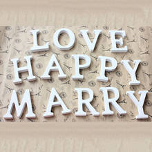 New Wedding Decration Creative A-Z Wooden Wood Letters Alphabet Word Free Standing Wedding Party Home Decor 2024 - buy cheap