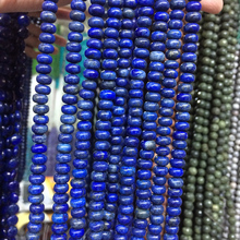 Natural egípcio lapis lazuli pedra 5x8mm venda quente ábaco rondelle grânulos soltos diy jóias femininas fazendo 15 polegada bv164 2024 - compre barato