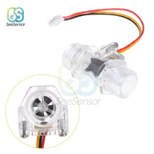 DC 5-15V-Interruptor de Sensor de agua G1/2 ", medidor de efecto Hall, caja transparente 2024 - compra barato