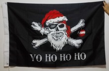 Bandera pirata personalizada, Bandera de Navidad de Jolly Rogers, productos superventas, 3x5 pies, 150x90cm, pancarta con agujeros de metal de latón 2024 - compra barato