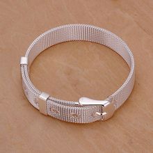 fine summer style silver plated bracelet 925-sterling-silver jewelry watchband chain bracelets for women men SB237 2024 - buy cheap