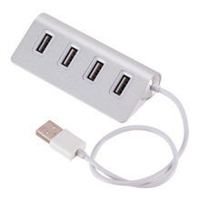 USB Hub 2.0 Adapter High Speed Multi USB Splitter Portable Hubs USB 4 Ports Silver for Laptop PC Computer Accessories 2024 - buy cheap