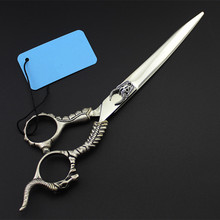 professional Japan 440c 7 inch sheep head Pet dog grooming hair scissors Cutting Barber cut scissor shears Hairdressing Scissors 2024 - buy cheap