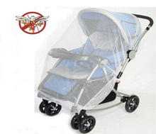 New White Cute Infants Baby Stroller Pushchair Mosquito Insect Net Safe Mesh Order logistics can be queried 150CM 2024 - buy cheap