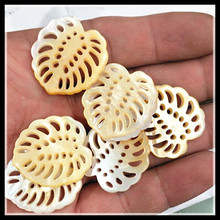 3pcs yellow dish shell pendants seawater shell beads nature leaf size 23x25mm nature shell beads mother of pearl new arrivals 2024 - buy cheap