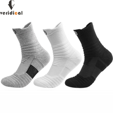 Meias de compressão masculinas, meias de algodão veridical, boa qualidade, grossa, respirável, tornozelo, meias curtas, 2 tamanhos 2024 - compre barato