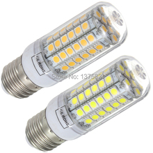 E27 светодиодная лампа 69 SMD5050 15 Вт Светодиодная лампа теплый белый/холодный белый AC220V 10 шт./лот, бесплатная доставка 2024 - купить недорого