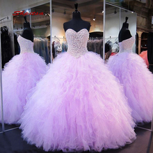 Luxury Princess Quinceanera Dresses Ball Gown Girls Masquerade Prom Sweet 16 Dresses Ball Gowns vestido de 15 anos baile 2024 - buy cheap