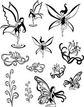 Wings girl Transparent Clear Stamps for DIY Scrapbooking/Card Making Fun Decoration Supplies ST0208 2024 - buy cheap