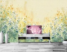 Modern minimalist hand-painted flower painting papel de parede,restaurant living room TV sofa wall bedroom 3d wallpaper murals. 2024 - buy cheap