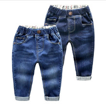 Boys Jeans Spring Autumn Girls Kids Jeans Clothing Casual Baby Girl Denim Infant Trousers Boy children's Pants Jeans For Boys 2024 - купить недорого