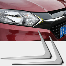 For Honda HRV HR-V 2014 2015 2016 2017 Car Headlights Trim Covers Decorative Head light Triangle Covers Frame Auto Accessories 2024 - buy cheap