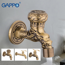 GAPPO Grifos Bibcocks Wall Mounted Bathroom Washing Machine Faucet Antique Brass Mop Garden Tap Sink Taps Outdoor Faucets 2024 - buy cheap